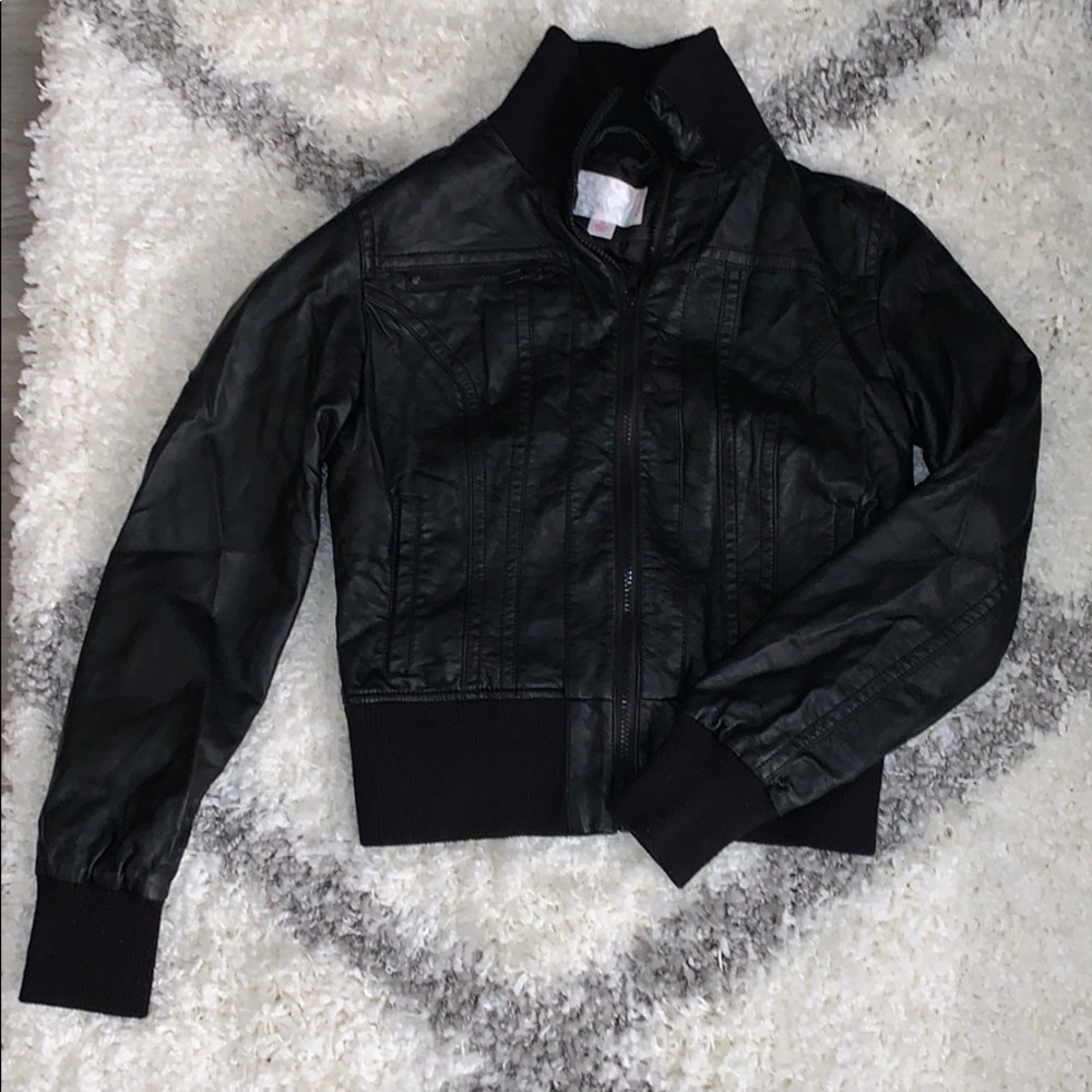 Leather jacket